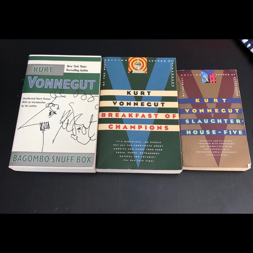 BUY 2 GET 3RD FREE Kurt Vonnegut books